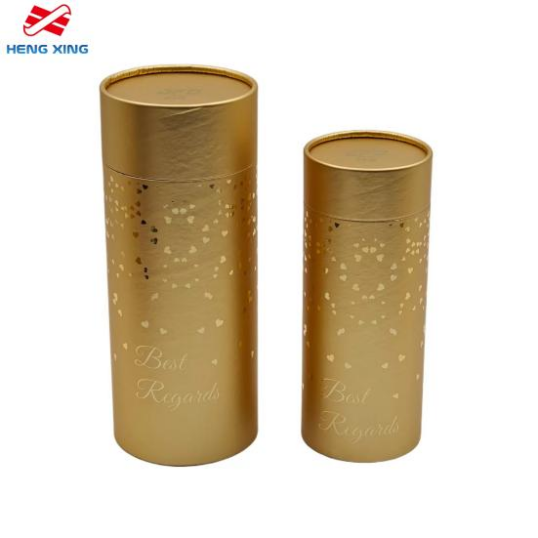 Pahvista valmistetut sylinterimäiset pakkauslaatikot premium-tuotteille