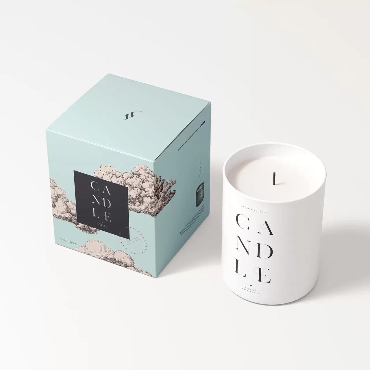 Painettujen kynttilälaatikoiden pakkaukset