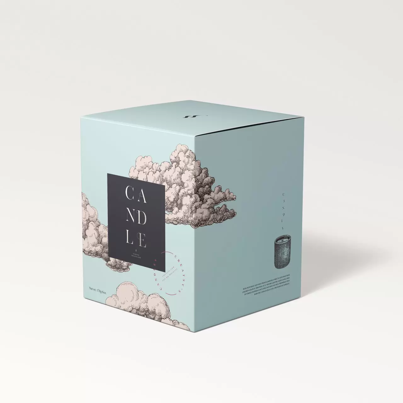 Painetut kynttilälaatikot