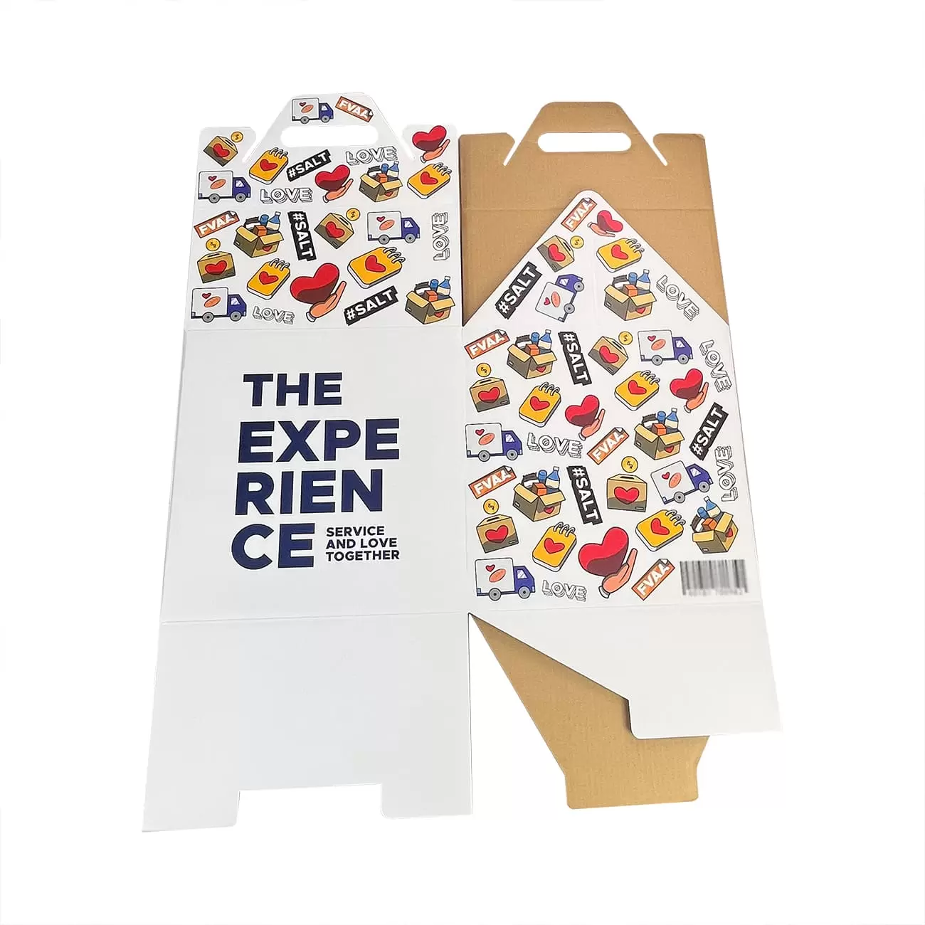 Painettu pakkauslaatikko