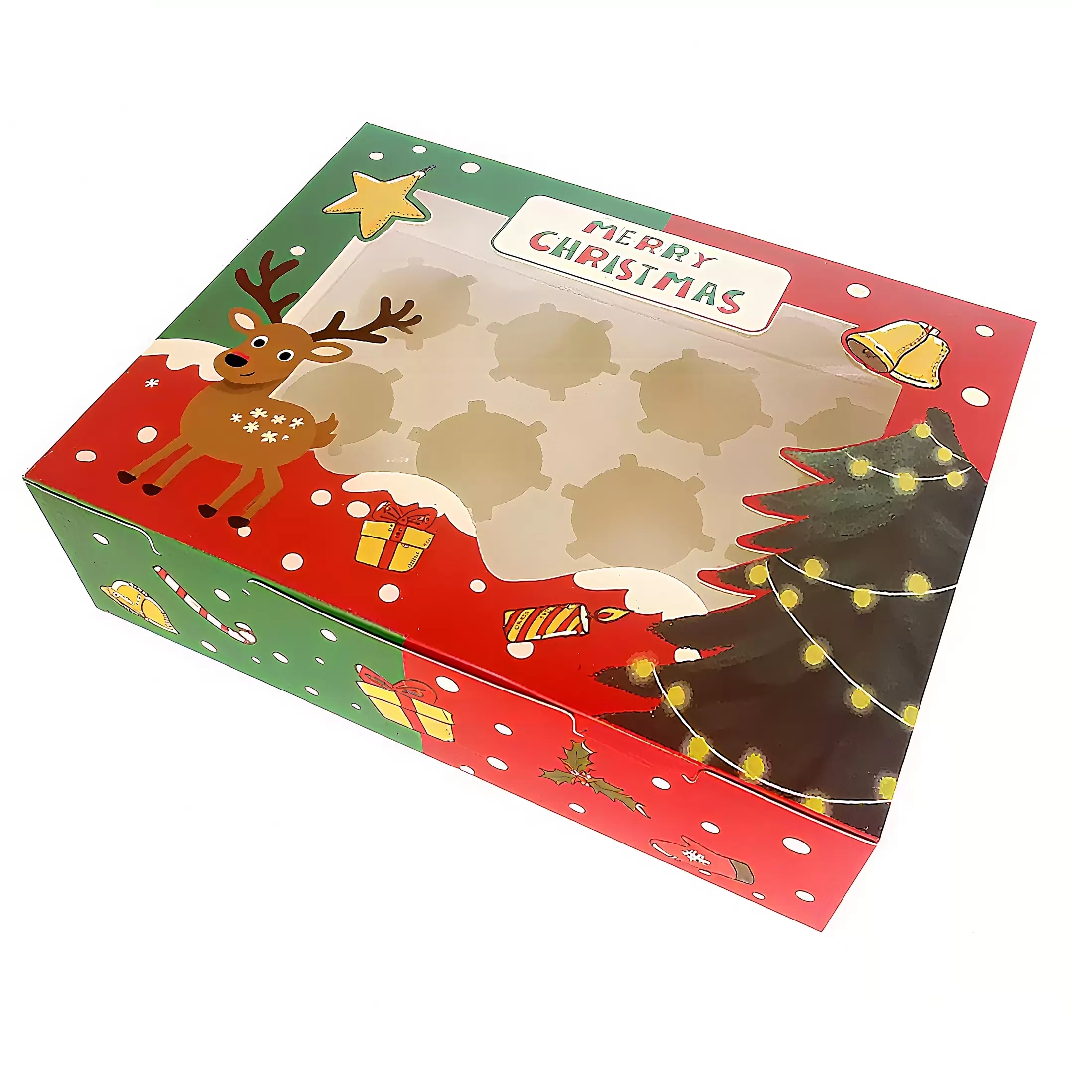 Mukautetut joulukuppikakkulaatikot