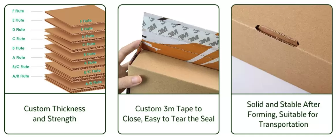 Kaksinkertainen seinä aaltopahvilaatiko