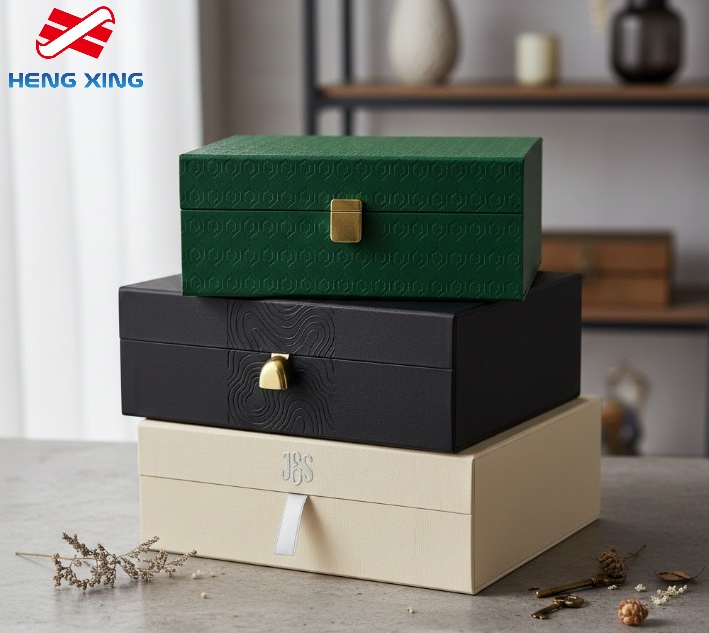 käyttämällä räätälöityjä jäykkiä laatikkolaatikoita